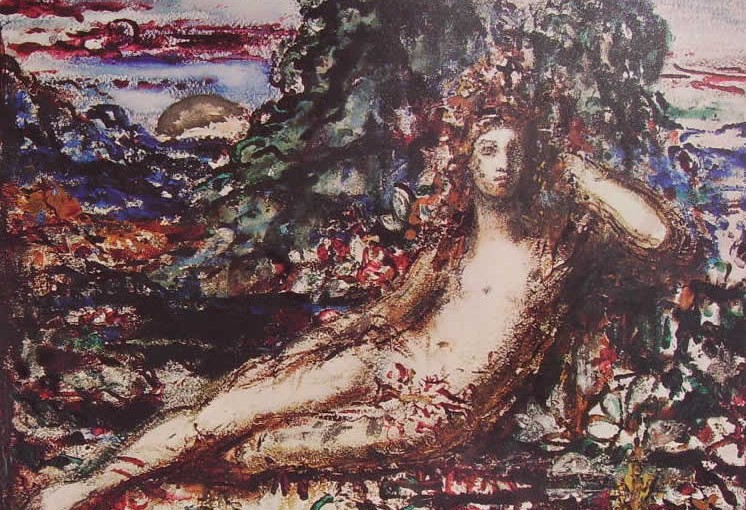 Gustave Moreau: Narciso, acquerello